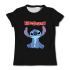stitch t-shirt - zwart (model 1)